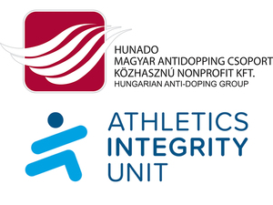 Logo of HUNADO and Athletics integrity unit