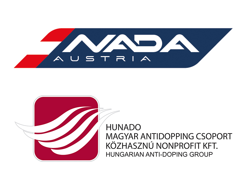 Logos from HUNADO and NADA Austria